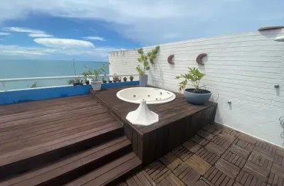 Belíssimo apartamento na cobertura à beira-mar no ponta negra beach