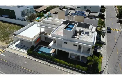 Luxuosa casa duplex 04 suites no condomínio ponta negra boulevard