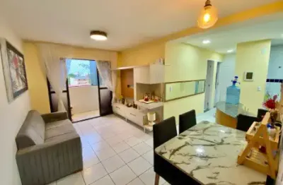 Oferta!! lindo apartamento 2/4 c/ varanda próximo ao praia shopping