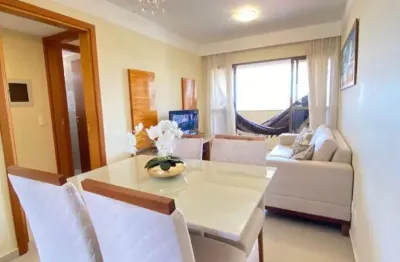 Lindo apartamento 2/4 suite 65m²  mobiliado para locação no residencial poeta em ponta negra