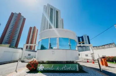 Oferta!! apartamento 2/4 suite mobiliado no cond. clube estrela do atlântico