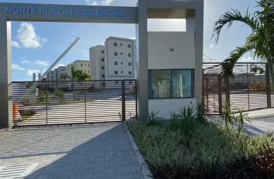 Oferta!! apartamento 2/4 com varanda sombra no cond. norte plaza