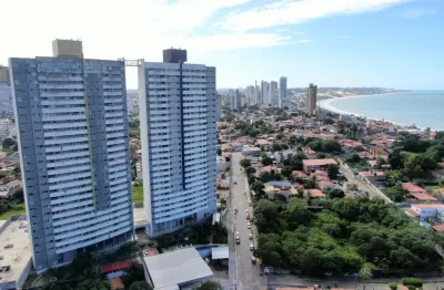Oferta!! lindo apartamento 2/4 suíte andar alto com vista mar em ponta negra