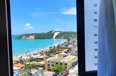 Belíssimo apartamento flat mobiliado, vista mar - ponta negra