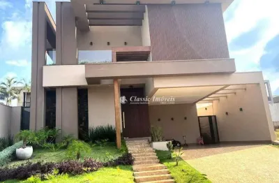 Sobrado com 4 dormitórios à venda, 260 m² por r$ 2.300.000,00 - quinta dos ventos - ribeirão preto/sp