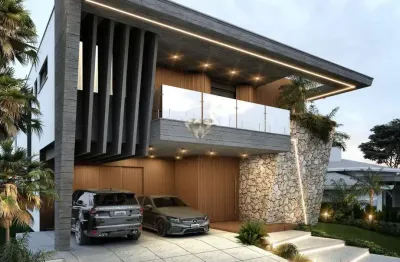 Casa com 5 suítes em condomínio fechado na praia da guarita - torres