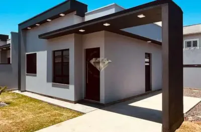 Casa à venda em sapucaia do sul, centro - lançamento com sala de estar, sala de jantar e cozinha
