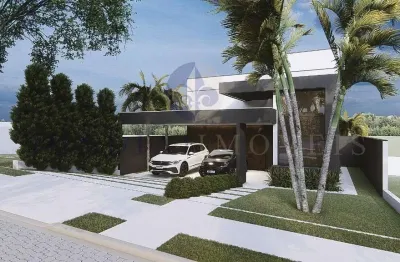 Casa de alto padrão em construção à venda  no Ibi Aram em Itupeva - 3 quartos, 3 suítes ( 1 master c/ closet),