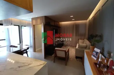 Apartamento com 2 quartos à venda na afonso garbuio, 964, santa claudina, vinhedo, 62 m2 por r$ 450.000