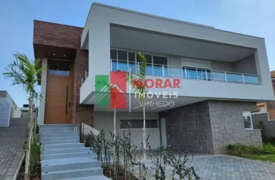 Casa em condomínio fechado com 5 quartos à venda na grosseto, 106, monte alegre, vinhedo, 396 m2 por r$ 4.470.000