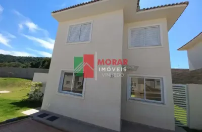 Casa em condomínio fechado com 3 quartos à venda na estrada municipal fazenda santana, 850, joão xxiii, vinhedo, 97 m2 por r$ 850.000
