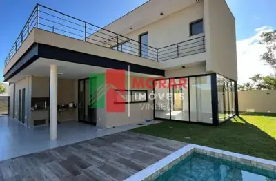 Casa em condomínio fechado com 4 quartos para alugar na das cássias rosas, 334, santa cândida, vinhedo, 400 m2 por r$ 22.000