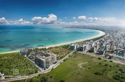Flat com 1 dormitório à venda, 29 m² por r$ 550.000,00 - ponta de campina - cabedelo/pb