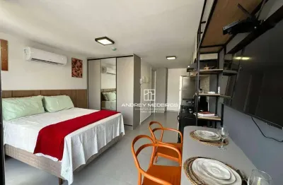 Flat MOBILIADO com 1 dormitório à venda, 28 m² por R$ 430.000 - Jardim Oceania - João Pessoa/PB