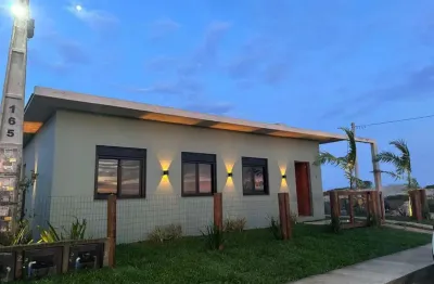 Casa para venda em passo de torres, praia azul, 2 dormitórios, 1 suíte, 2 banheiros, 1 vaga