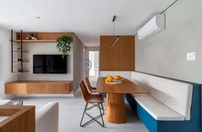 Apartamento conceito com vista para bosque nativo – mobiliado e pronto para mora