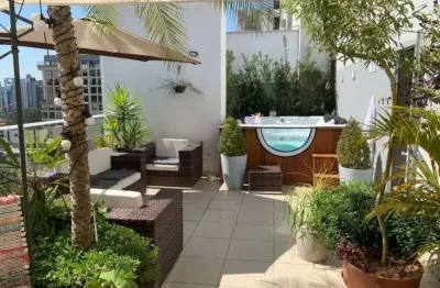 Oportunidade incrível uma linda cobertura duplex de luxo no real parque, são paulo-sp: 3 quartos, 1 suíte, 2 salas, 5 banheiros, 3 vagas, 138m²!