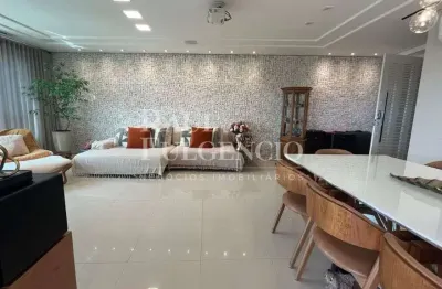 Ed palazzo veronesi - apartamento com 4 quartos sendo duas suites, sala integrada a varanda com churrasqueira com vista para o lago, cozinha, area de servico, completo em armarios e 4 vagas de garagem