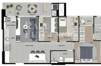 Apartamento com 3 quartos à venda na Rua Caracas, 1421, Santa Rosa, Londrina
