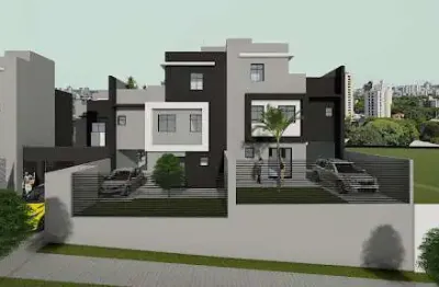 Sobrado com 3 dormitórios à venda, 128 m² por r$ 635.000,00 - uberaba - curitiba/pr