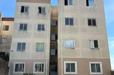 Apartamento com 2 dormitórios à venda, 44 m² por r$ 180.000 - costeira - são josé dos pinhais/pr