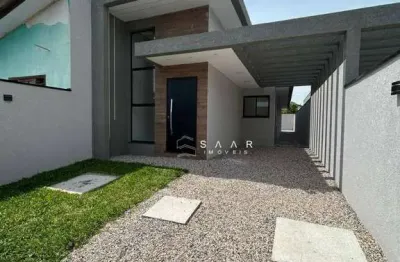 Casa com 3 dormitórios à venda, 87 m² por r$ 699.000 - costeira - são josé dos pinhais/pr