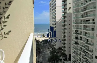 Apartamento a venda em pitangueiras, na quadra da praia, 03 dormitórios, com sacada e garagem