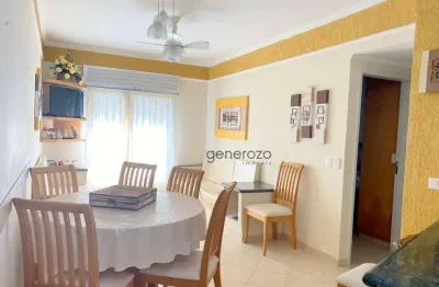 Apartamento na praia de pitangueiras, 02 dormitórios, 01 vaga de garagem