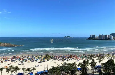 Apartamento para venda na praia de pitangueiras, frente ao mar, sacada gourmet, 03 suítes, 02 vagas de garagem