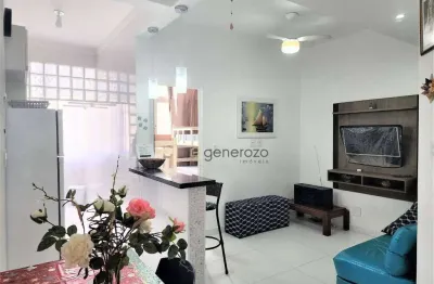 Apartamento a venda na praia de pitangueiras, na quadra da praia, 02 dormitórios
