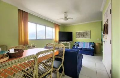 Apartamento para venda na praia de pitangueiras, 02 dormitórios, com sacada, 01 vaga de garagem