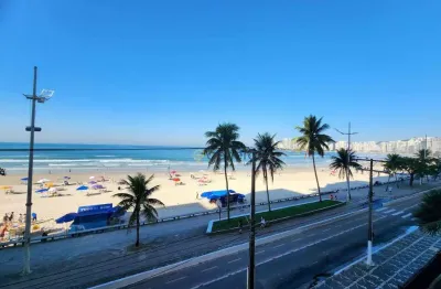 Apartamento frente à praia, 03 dormitórios, 01 vaga, pitangueiras