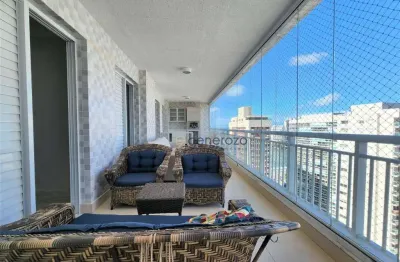 Apartamento para venda na praia das astúrias, varanda gourmet, 03 dormitórios, com vista mar e lazer completo