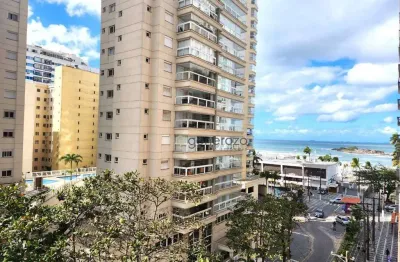 Apartamento para venda na praia das pitangueiras, 02 dormitórios, com vista para o mar e 01 vaga de garagem