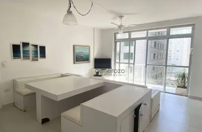 Apartamento para venda na praia das pitangueiras, 03 dormitórios, com sacada e vista para o mar