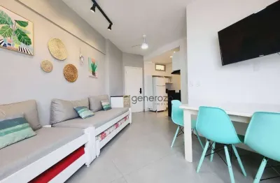 Apartamento para venda na praia das pitangueiras, 01 dormitório, 01 vaga de garagem