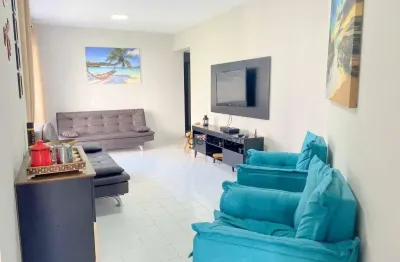 Apartamento na praia de pitangueiras, 04 dormitórios, 02 vagas