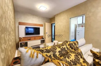 Apartamento a venda na praia das pitangueiras, 02 dormitórios, 02 vagas de garagem, lazer no prédio