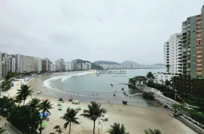 Apartamento a venda na praia das astúrias, frente ao mar, 02 dormitórios, 01 vaga de garagem, lazer no prédio