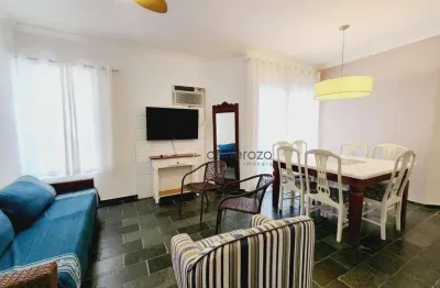 Apartamento a venda na praia da enseada, 03 dormitórios, 02 vagas de garagem e lazer