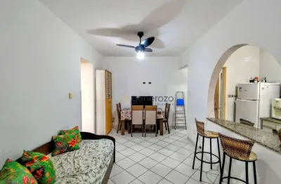 Apartamento á venda na praia das pitangueiras, 01 dormitório, 01 vaga de garagem, próximo da praia.