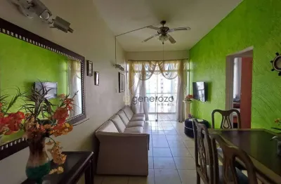 Apartamento á venda na praia das pitangueiras, 02 dormitórios, 01 quadra da praia