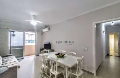 Apartamento com 3 dormitórios à venda, 90 m² por r$ 650.000,00 - astúrias - guarujá/sp