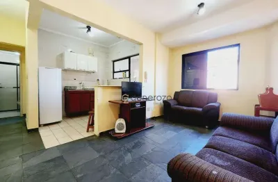 Apartamento a venda na praia das astúrias, 01 dormitório, 01 vaga de garagem, lazer no prédio