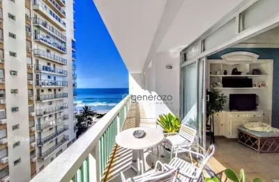 Apartamento á venda na praia das pitangueiras, 03 dormitórios, 01 vaga de garagem, na quadra da praia.