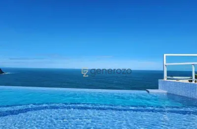 Apartamento duplex a venda no canto do tortuga, 02 suítes, frente ao mar, com excelente área de lazer