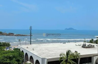 Apartamento a venda na praia das pitangueiras, na quadra da praia, 02 dormitórios, com vista para o mar