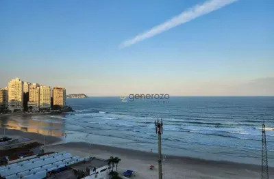 Apartamento de frente à praia das pitangueiras, 03 dormitórios, 01 vaga