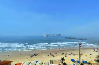 Apartamento á venda na praia das pitangueiras, 03 dormitórios, 02 vagas de garagem, frente mar.