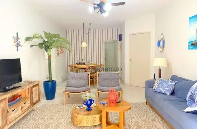 Apartamento na praia das pitangueiras, 03 dormitórios, 02 vagas